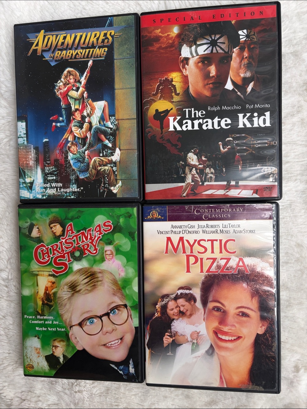 80s Bundle Adventures In Babysitting The Karate Kid Christmas Story Mystic Pizza